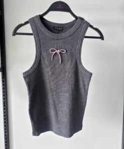 Pink Bow Tank Top Girl